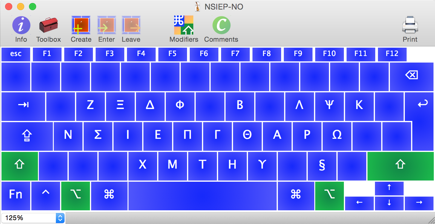 NSIEP Layout Alt Shift
